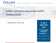 Tablet Screenshot of collenip.com